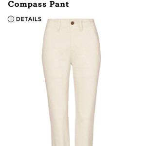 cabi Compass Pant - Oyster Size 14